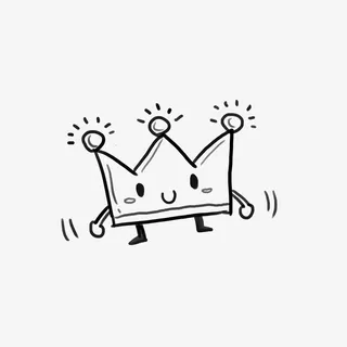 儿童节简笔速写手绘涂鸦糖果免抠