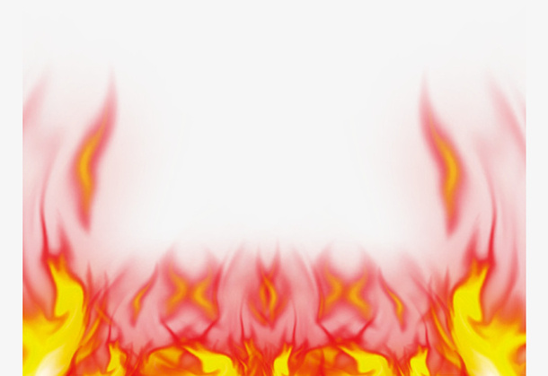 创意红色燃烧火焰免抠