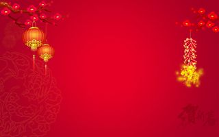 红灯笼红鞭炮喜庆免抠