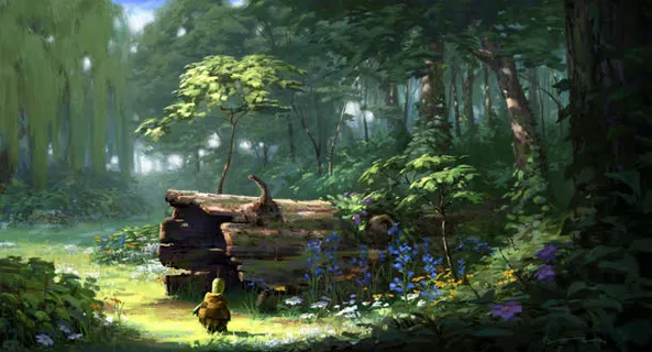 梦幻森林干枯树干海报背景免抠背景卡通/手绘元素 梦幻森林干枯树干海报背景免抠背景卡通/手绘元素