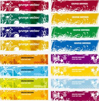 怀旧风格banner背景矢量