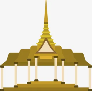 皇宫矢量卡通风格免抠