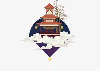 矢量中国风云宫免抠