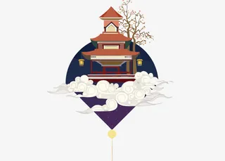 矢量中国风云宫免抠