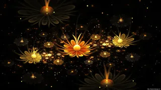 金色梦幻的高清壁纸免抠