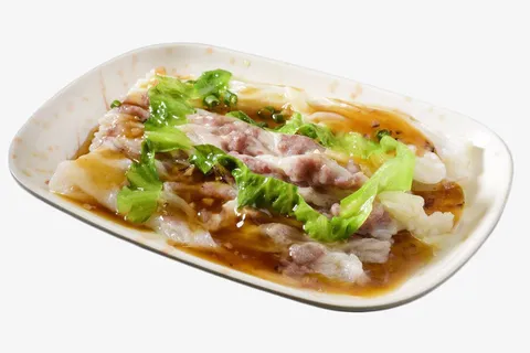 美味香滑瘦肉青菜肠粉免抠