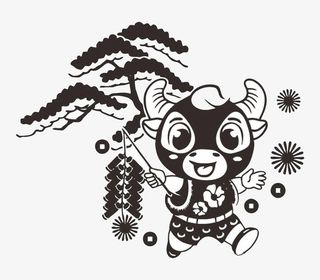 金牛送福 牛年图片免抠