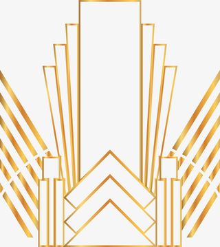 金色线条底纹免抠