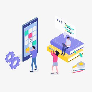 卡通书本人物矢量图免抠