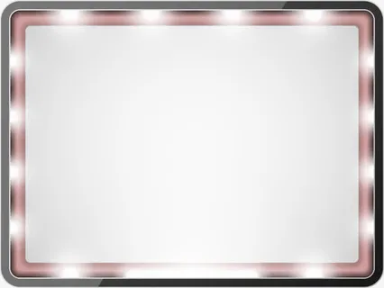 矢量灰色质感金属框免抠