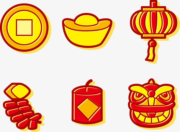矢量图春节大促销免抠