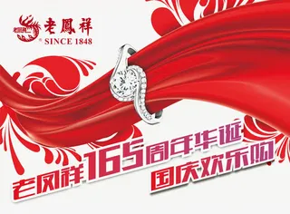 老凤祥周年展板免抠