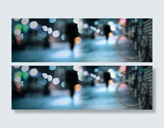 简约唯美朦胧海报背景banner