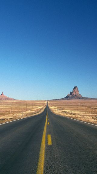 一路向前公路H5背景素材高清