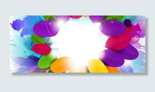 女装唯美炫彩背景高清