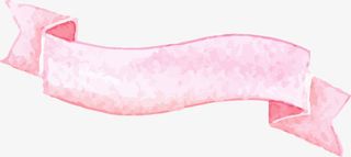 清新水彩条幅矢量素材免抠