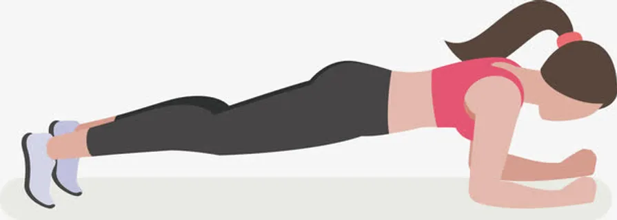 双臂俯卧撑标准动作免抠