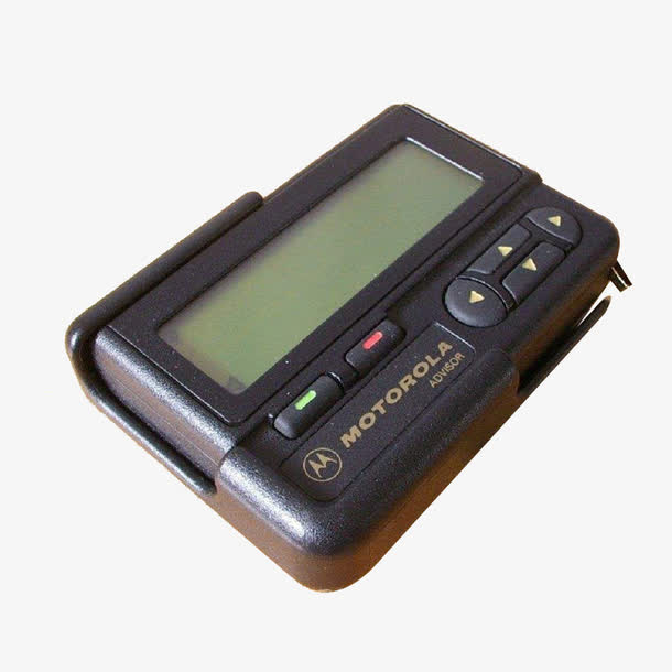 侧放的BB机免抠