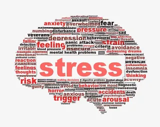 报纸质感压力减压文字免抠