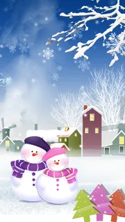 小雪节气背景图高清