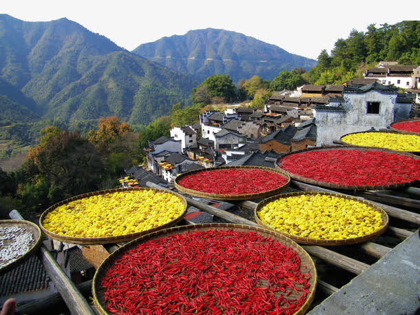 江西婺源风景区免抠