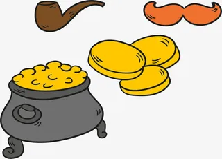 烟斗小胡子免抠