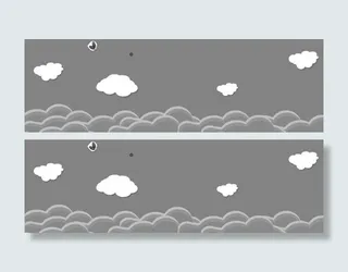 灰白色互联网电商清爽banner背景