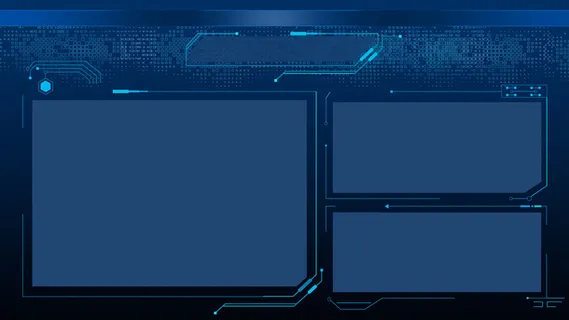 深蓝色科技主题背景免抠