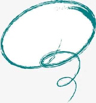 蓝色对话框矢量图免抠