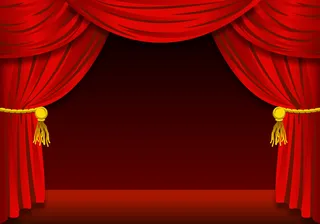 红色舞台背景素材高清