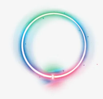 彩色光圈效果元素免抠