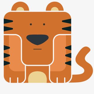 矢量老虎动物免抠