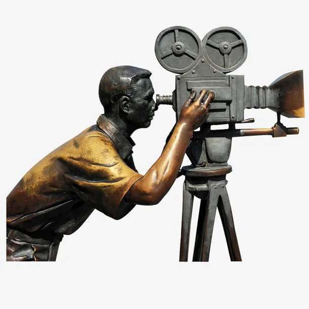 香港星光大道街景铜像雕塑免抠