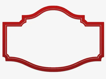 红色边框古风部分圆型免抠