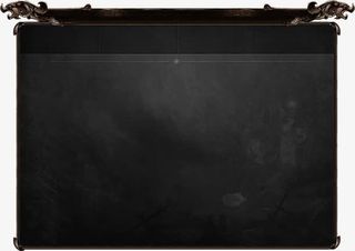 黑色游戏边框消息框装饰免抠