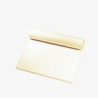 米白色纸张卷轴海报免抠