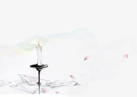 中国古风水彩插画素材免抠