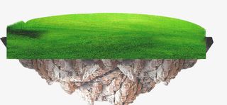 山 草地 石头 挑战素材 征服免抠