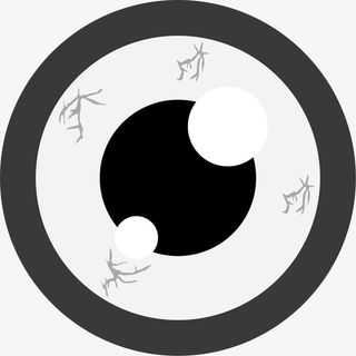 黑色眼疲劳血丝眼睛免抠