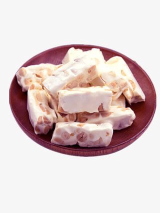 一盘花生牛轧糖免抠