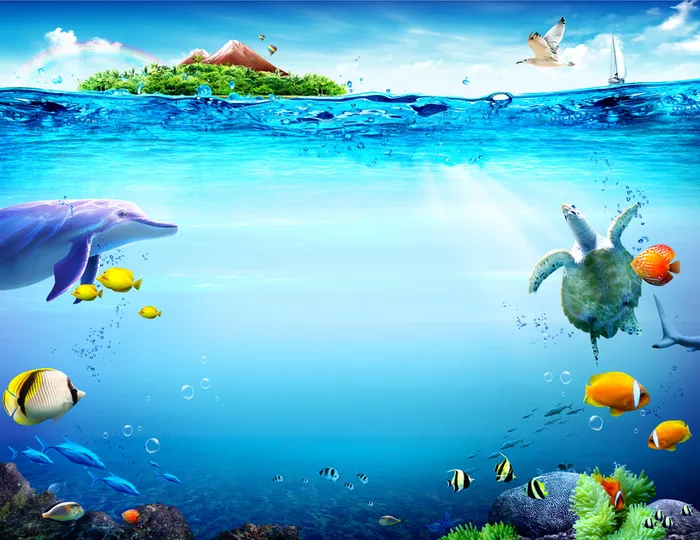 海洋背景13435465高清