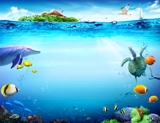 海洋背景13435465高清