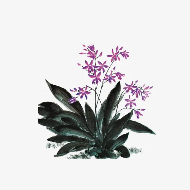蝴蝶 卷轴  青花瓷 中国风元素  册免抠