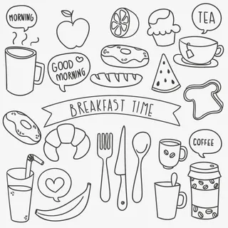 矢量食物铅画免抠手绘/卡通卡通元素
