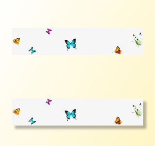 五彩春天蝴蝶美景免抠装饰动物元素