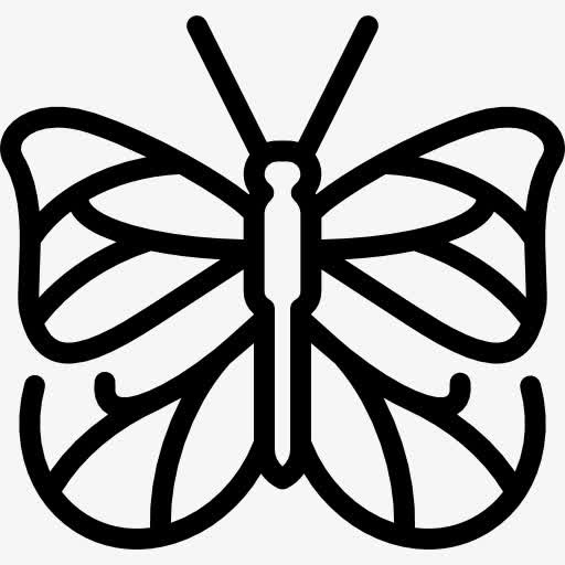 常见的虎蝶图标免抠