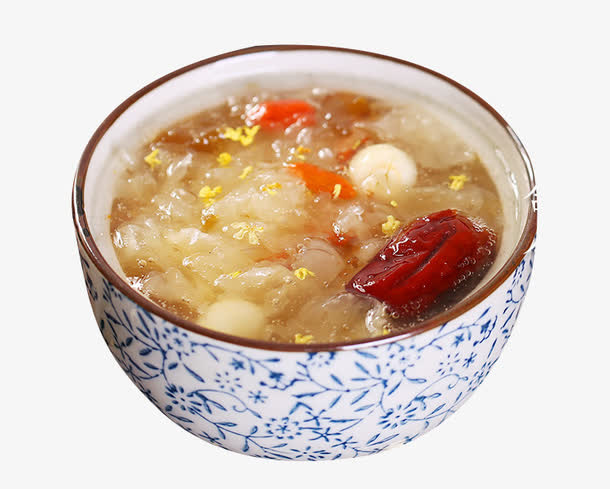 桂花银耳甜汤免抠