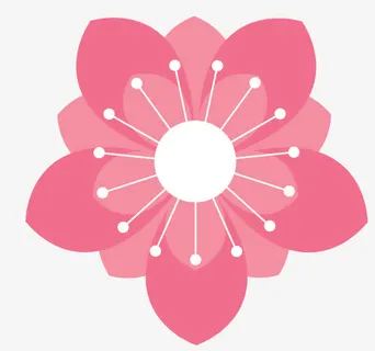 樱花矢量素材免抠