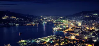 夜景城市海报素材高清