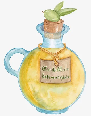 黄色的香水瓶免抠